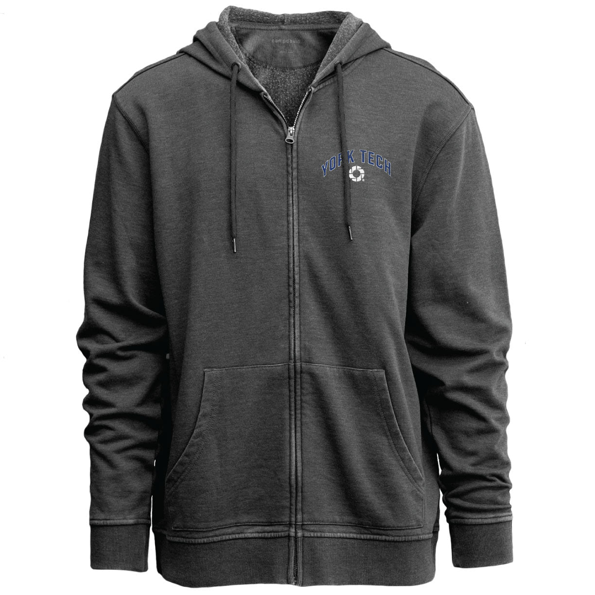 Vintage Full Zip | Charcoal – York Technical College
