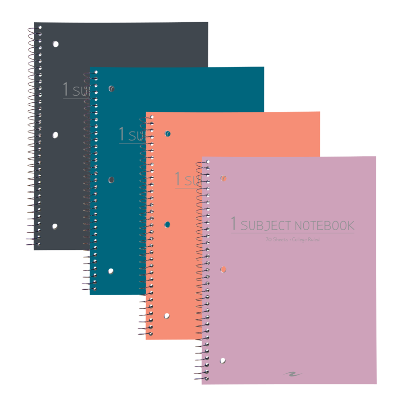 1 Subject Fashion Poly Cover Notebook