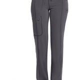 Ladies Lab Tech Straight Leg Drawstring Pant | Pewter