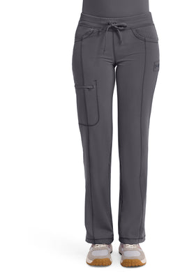 Ladies Lab Tech Straight Leg Drawstring Pant | Pewter