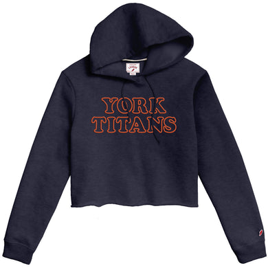 1636 Ladies Cropped Hood | Navy