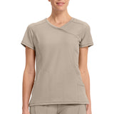 BLANK Ladies Patient Care Scrub Top | Khaki