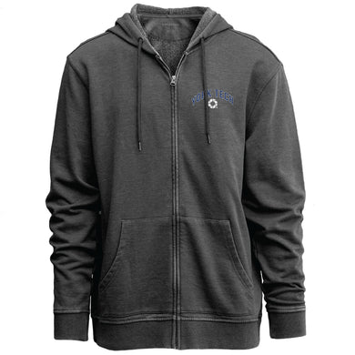 Vintage Full Zip,Charcoal