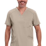 BLANK Men's Patient Care Scrub Top | Khaki