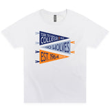 Pennant Tee | White