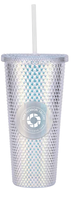 Galway Travel Tumbler, Clear Iridescent