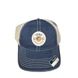 The Wharf Classic Unstructured Tea Stain Snap Back Cap | Royal