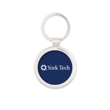 Silver Maverick Round Key Tag