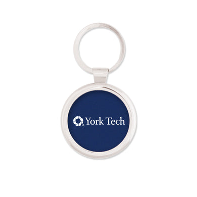 Silver Maverick Round Key Tag