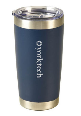 20oz. Powder Coated Stainless Steel Tumbler, Navy