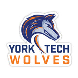York Tech Wolves Decal