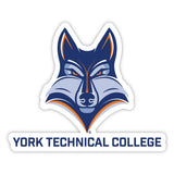 Titan the Wolf York Technical College Decal