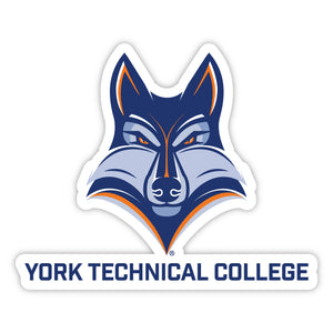 Titan the Wolf York Technical College Decal - UM9a