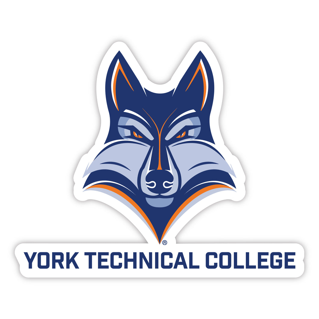 Titan the Wolf York Technical College Decal - UM9a