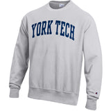 Reverse Weave Crew | Silver Grey