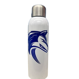 Titan the Wolf Stainless Steel Guzzle 26oz Water Bottle | White