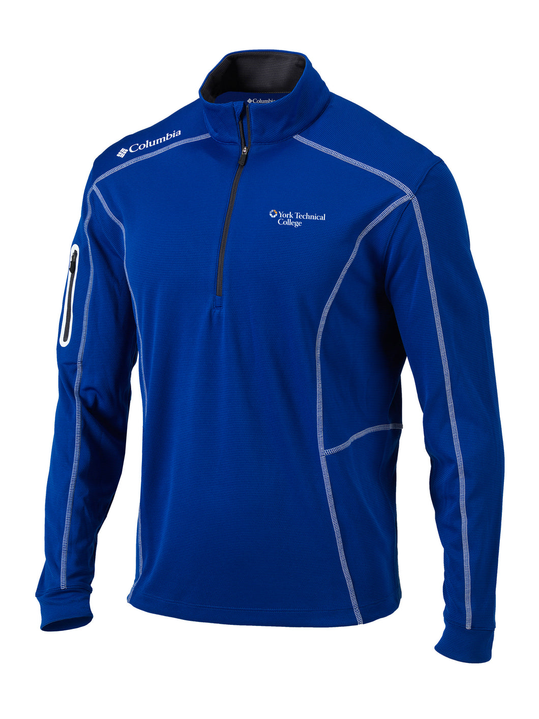 Omni-Wick Shotgun 1/4 Zip Pullover, Azul