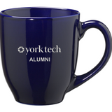 16oz.Alumni Bistro Solid Ceramic Mug | Blue