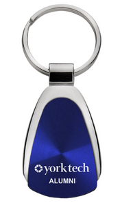 Teardrop Alumni Keychain, Blue