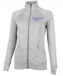 Ladies Tru Fitness Jacket, Grey Space Dye