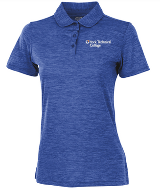 Ladies Space Dye Polo, Royal